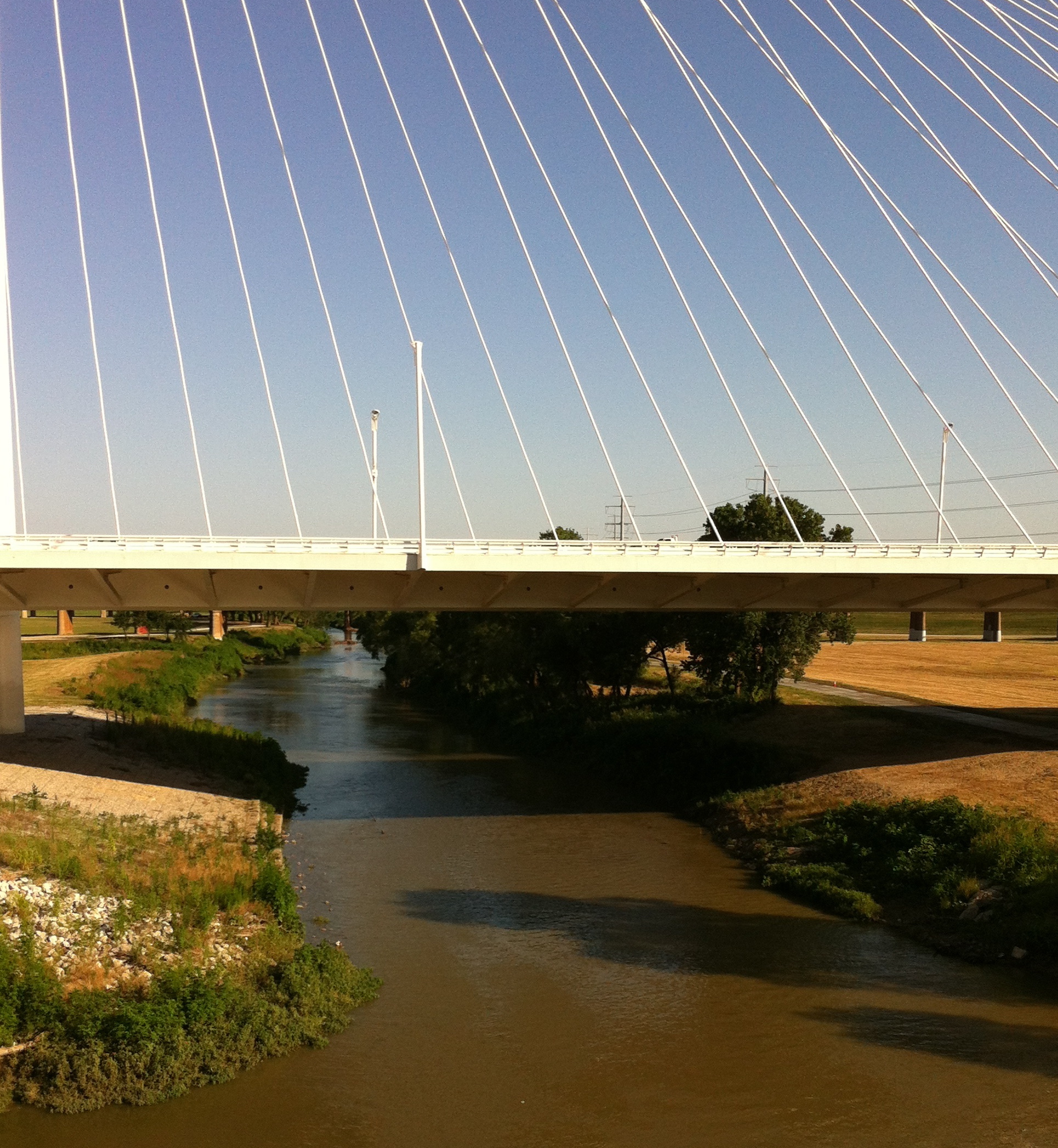 Dallas Trinity River Levee, Then and Now