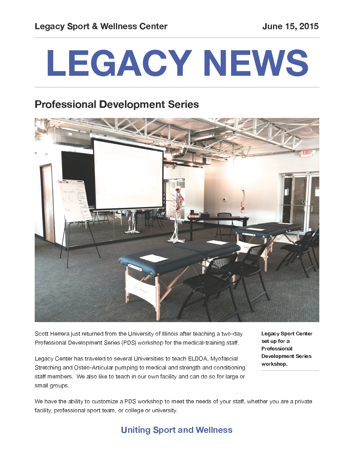 Legacy News 6/15/2015
