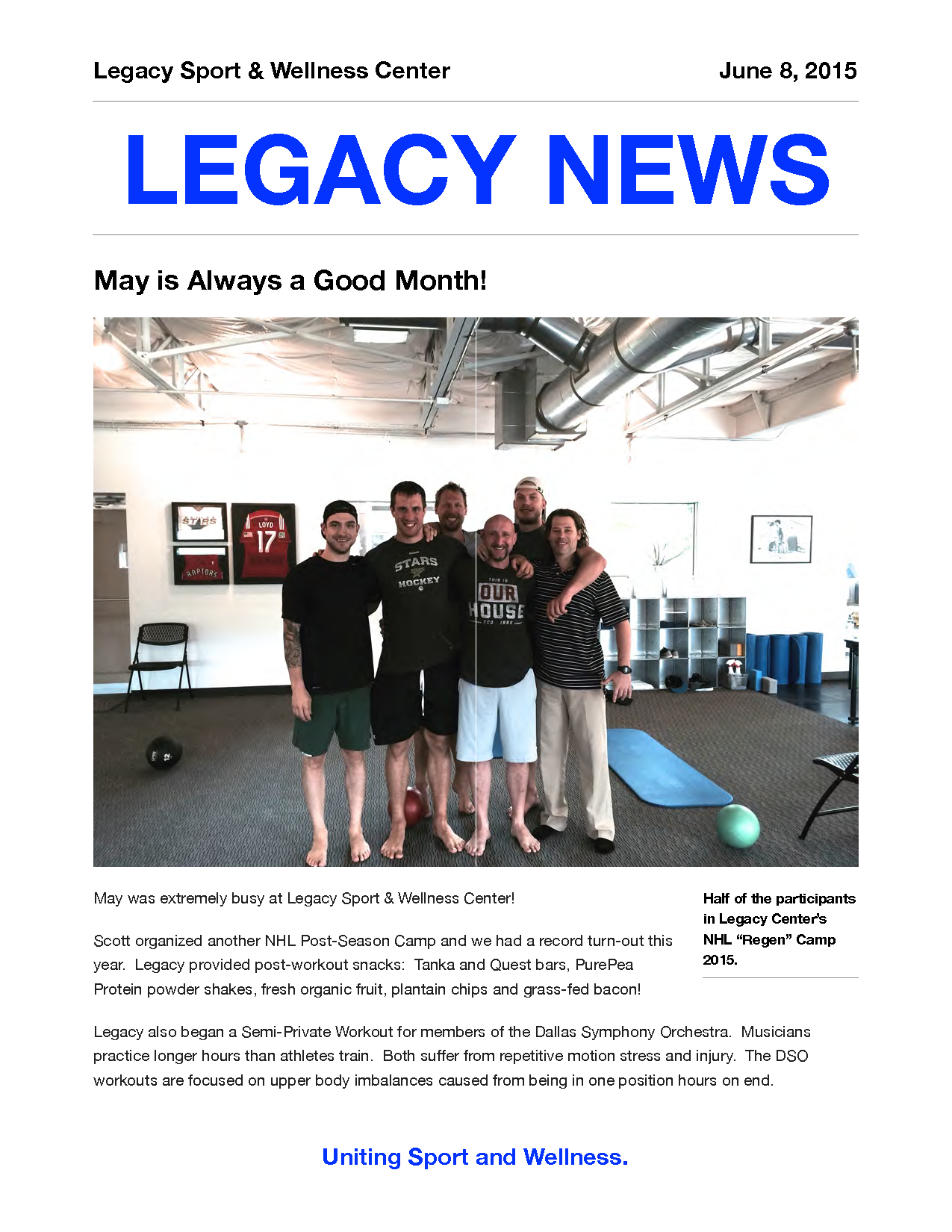 Legacy News 6/8/2015